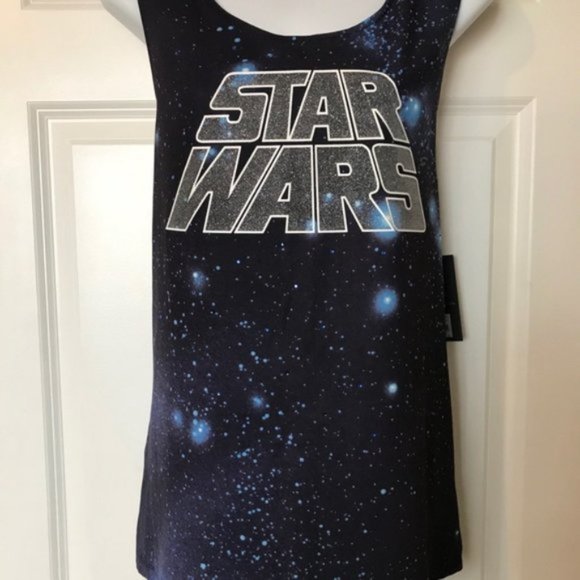 Star Wars Glow in the Dark Sparkle Tank Top - Picture 4 of 5